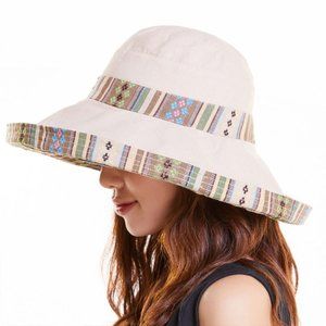 Womens Sun Summer UV Protection Floppy Bucket Hat